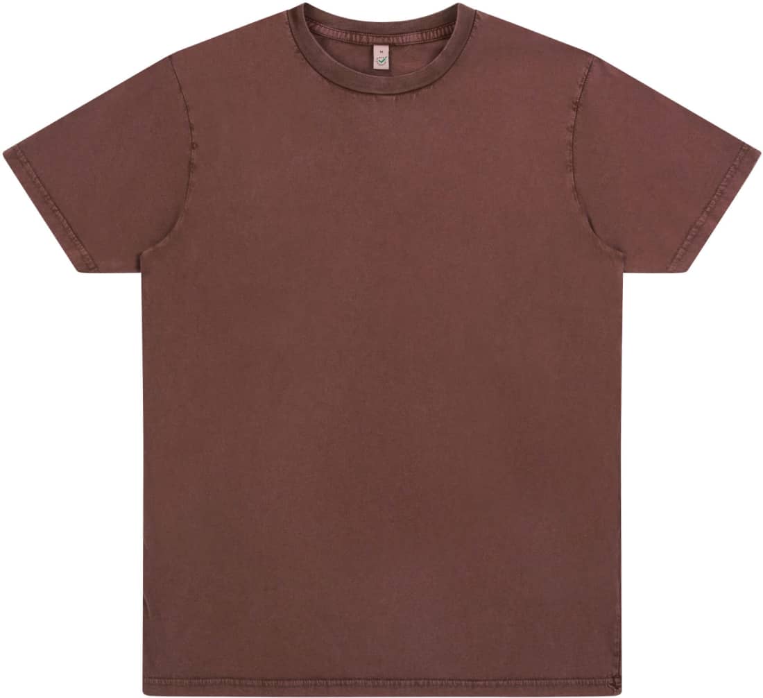 EarthPositive EP01 Bio-T-Shirt – Stone Washed Burgundy