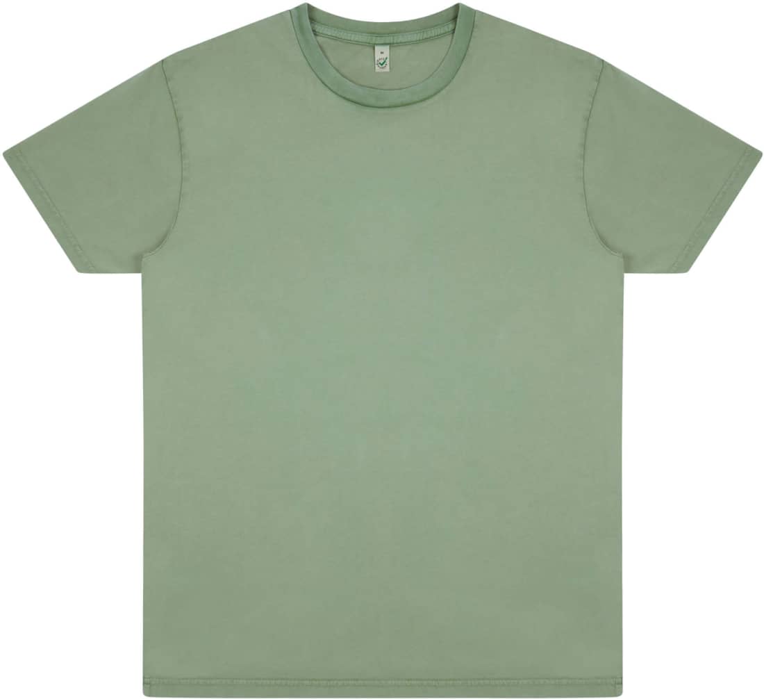 EarthPositive EP01 Bio-T-Shirt – Stone Washed Sage Green