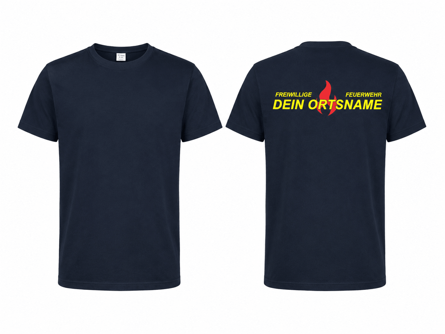 Feuerwehr T-Shirt Individuell mit Ortsnamen bedruckt - Magic Stars Solutions